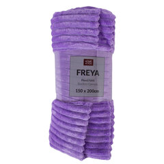 Pleds FREYA 150x200cm, lavandas violeta cena un informācija | Gultas pārklāji, pledi | 220.lv