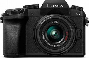 Prece ar bojājumu. Panasonic Lumix DMC-G7 + 14-42mm komplekts, melns цена и информация | Товары с повреждениями | 220.lv