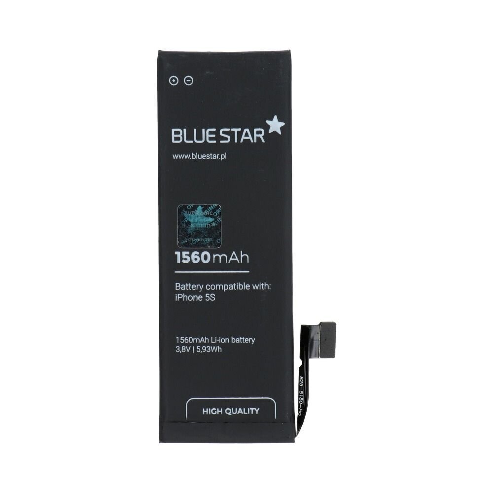 Blue Star HQ iPhone 5S, 1560 mAh cena un informācija | Akumulatori mobilajiem telefoniem | 220.lv