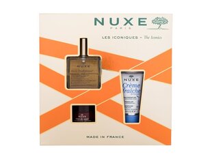 Dāvanu komplekts Nuxe The Iconics Nuxe Best Seller Gift Box Prodigious: eļļa, 50 ml + sejas krēms, 30 ml + lūpu balzams, 15 g цена и информация | Сыворотки для лица, масла | 220.lv