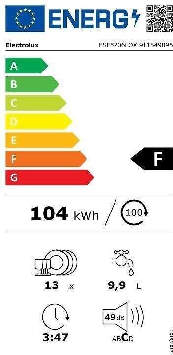 Electrolux ESF5206LOX 300 cena un informācija | Trauku mazgājamās mašīnas | 220.lv