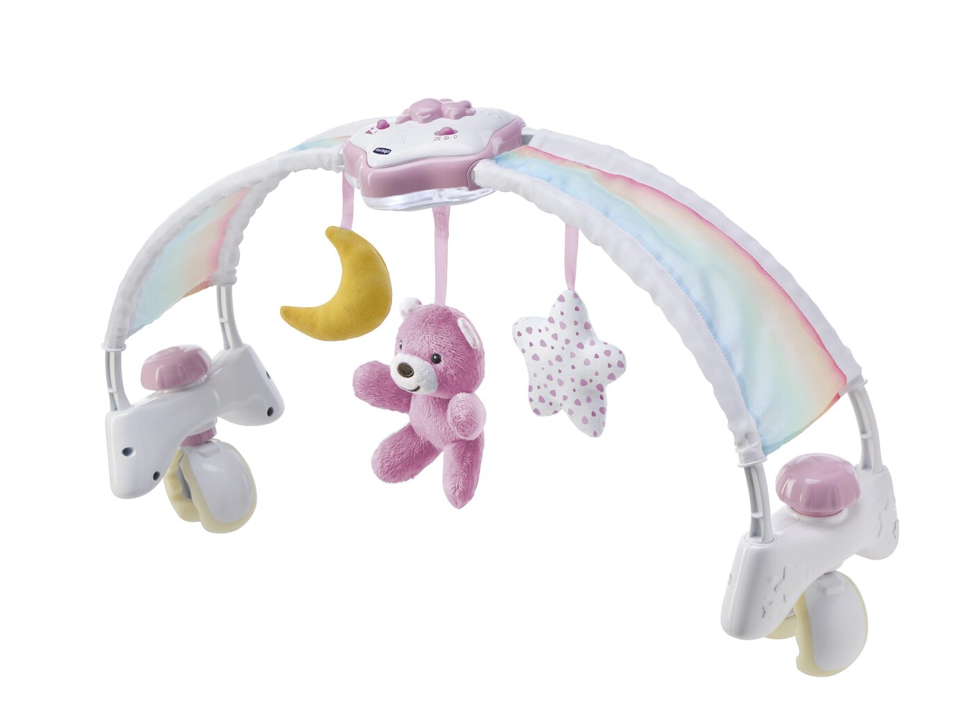 Gultiņas arka bērniem Varavīksne Chicco, rozā cena un informācija | Rotaļlietas zīdaiņiem | 220.lv