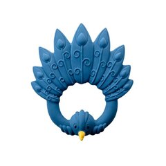 Жевательная игрушка для ванны Natruba Синий павлин цена и информация | Прорезыватели | 220.lv