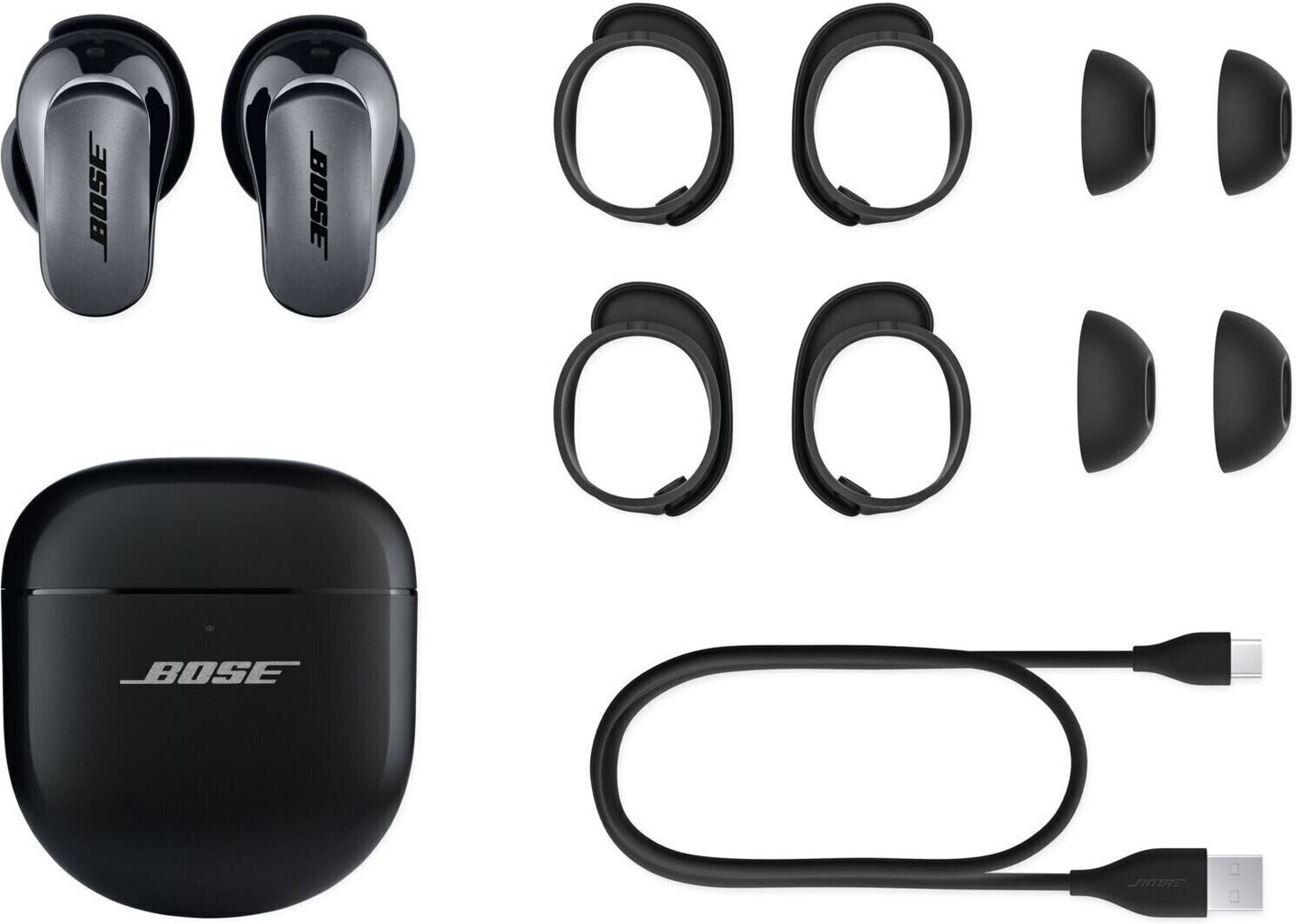 True Wireless headphones Bose QuietComfort Ultra Earbuds, black цена и информация | Austiņas | 220.lv