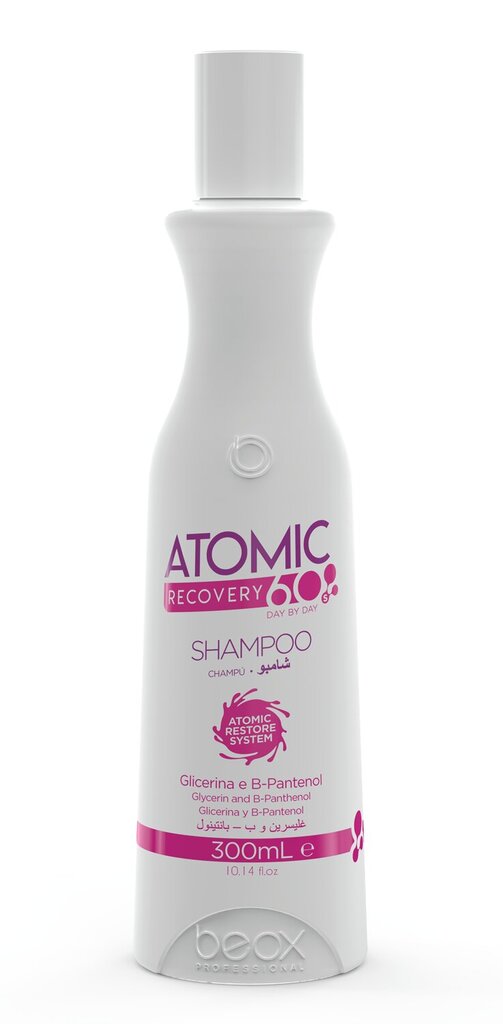 Šampūns īpašai matu kondicionēšanai, pūkošanās kontrolei un kopšanai Atomic Recovery 60 s, 300 ml цена и информация | Šampūni | 220.lv