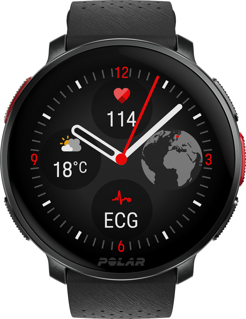 Polar Vantage V3 Night Black + Polar H10 Heart Monitor Strap cena un informācija | Viedpulksteņi (smartwatch) | 220.lv