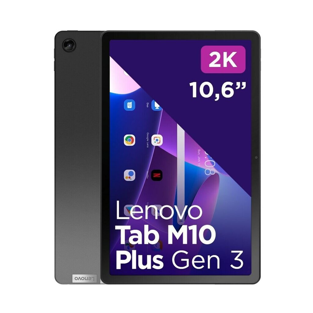 Planšetdators Lenovo Tab M10 Plus (3rd Gen) 4 GB RAM 10,6 MediaTek Helio G80 Pilka 64 GB cena un informācija | Planšetdatori | 220.lv