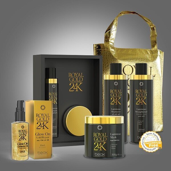 Atjaunojoša eļļa matiem ar kosmētisko zeltu Royal Gold 24K Glow On - Gold Repair, 30 ml cena un informācija | Matu uzlabošanai | 220.lv