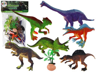 Dinozauru figūriņas ar piederumiem, 6 gab. cena un informācija | Rotaļlietas zēniem | 220.lv