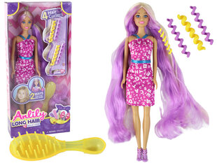 Кукла Anlily с фиолетовыми волосами цена и информация | Игрушки для девочек | 220.lv