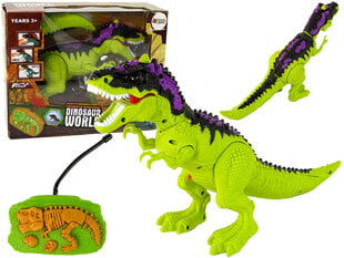 Динозавр с дистанционным управлением, зеленый цена и информация | Игрушки для мальчиков | 220.lv