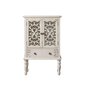 Skapītis SHABBY CHIC 71 x 40 x 111 cm Balts Egles koksne Koks MDF cena un informācija | Skapīši viesistabai | 220.lv