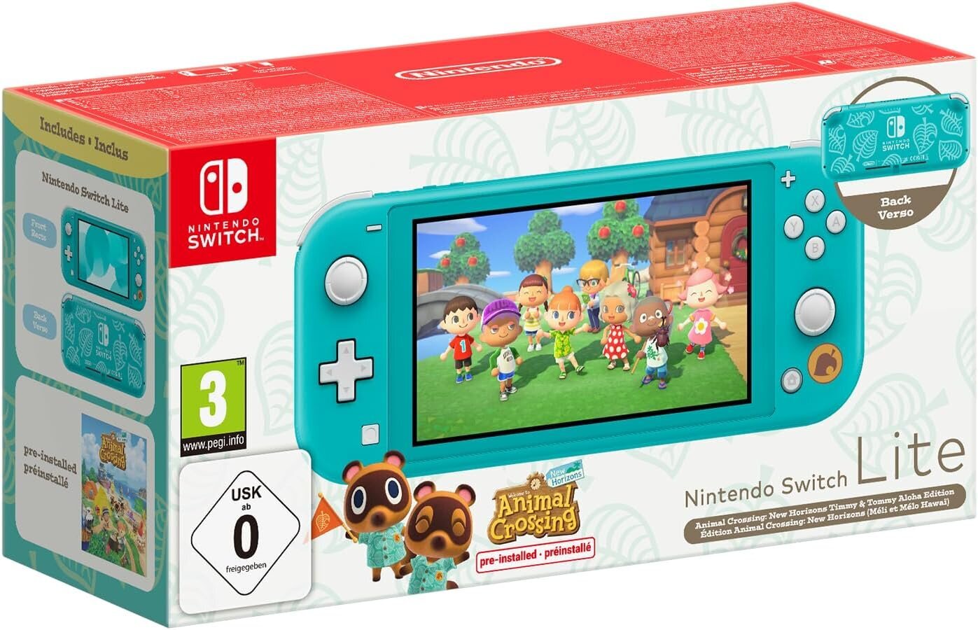 Spēļu konsole Nintendo Switch Lite Animal Crossing cena | 220.lv