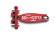 Trīsriteņu skrejritenis Micro Maxi Deluxe, sarkans cena un informācija | Skrejriteņi | 220.lv