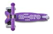 Trīsriteņu skrejritenis Micro Mini Deluxe Foldable, violets cena un informācija | Skrejriteņi | 220.lv