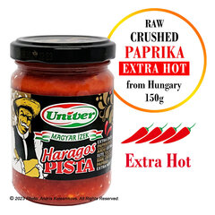 Rupji malta paprika Haragos Pista Extra Hot Univer, 150g cena un informācija | Mērces | 220.lv