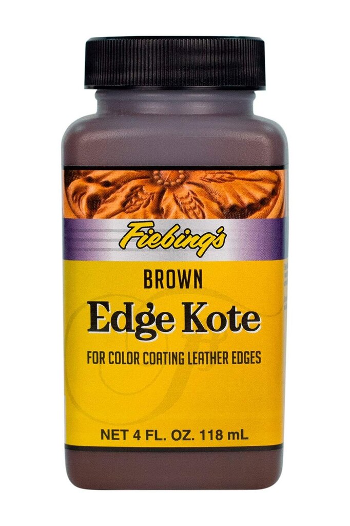 Krāsa ādas stūriem Edge Kote, 118 ml, brūna cena un informācija | Krāsas | 220.lv