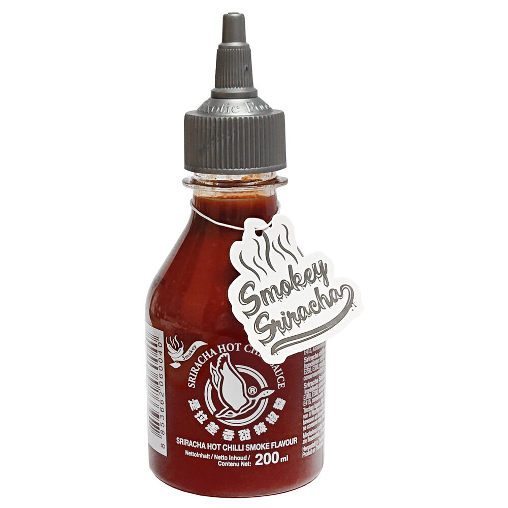Srirača asā mērce ar kūpinājuma garšu - Smokey SRIRACHA , Flying Goose Brand, 200ml. цена и информация | Mērces | 220.lv