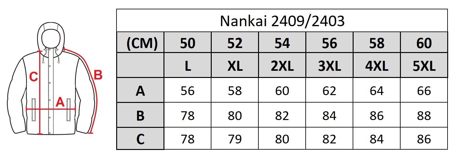 Virsjaka vīriešiem Nankai 2409 cena un informācija | Vīriešu virsjakas | 220.lv