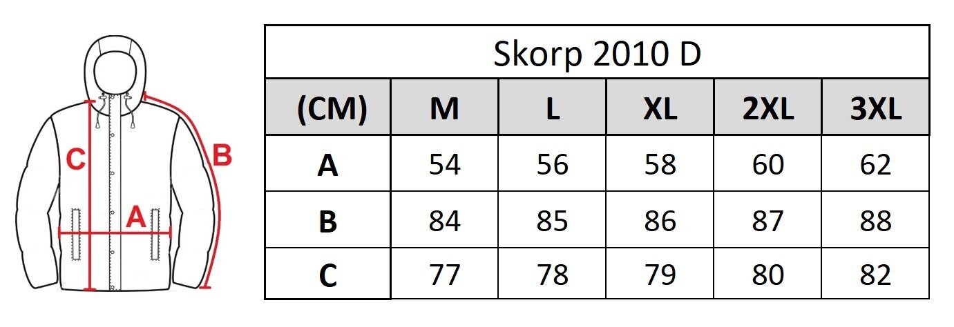 Virsjaka vīriešiem Skorp 2010D cena un informācija | Vīriešu virsjakas | 220.lv