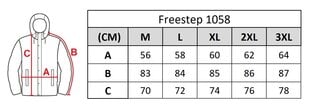 Куртка мужская Freestep 1058, черная цена и информация | Мужские куртки | 220.lv