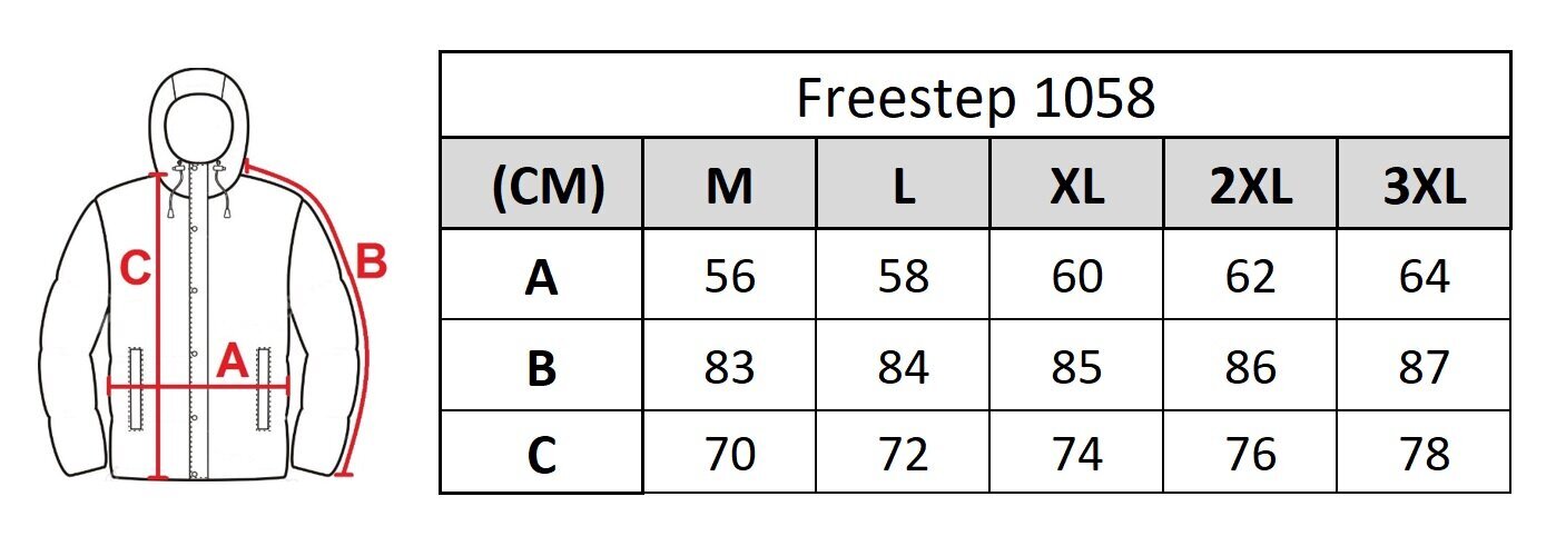 Virsjaka vīriešiem Freestep 1058 cena un informācija | Vīriešu virsjakas | 220.lv