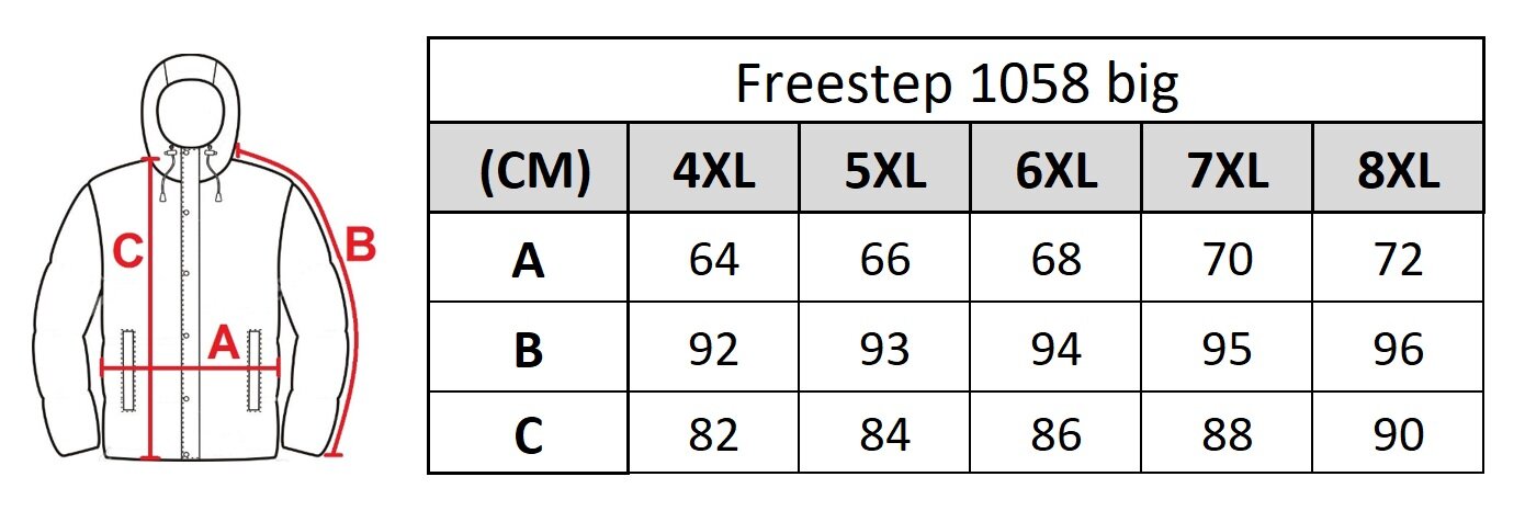 Virsjaka vīriešiem Freestep 1058 cena un informācija | Vīriešu virsjakas | 220.lv