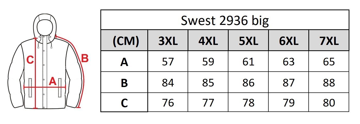 Virsjaka vīriešiem Swest 2936 cena un informācija | Vīriešu virsjakas | 220.lv