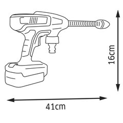 Rotaļu spiediena mazgātājs Smoby Karcher, melns/dzeltens цена и информация | Игрушки для мальчиков | 220.lv