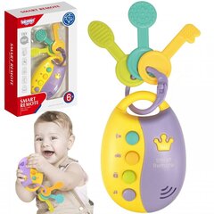 Интерактивная жевательная игрушка и ключи со световыми и звуковыми эффектами 2в1 WOOPIE цена и информация | Игрушки для малышей | 220.lv