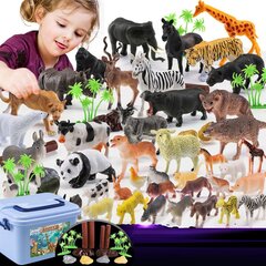 Dzīvnieku figūriņu komplekts Woopie, 58 gab. cena un informācija | Rotaļlietas zēniem | 220.lv