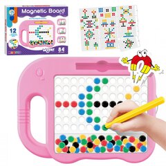 Магнитная доска Монтессори MagPad WOOPIE, розовая цена и информация | Развивающие игрушки | 220.lv