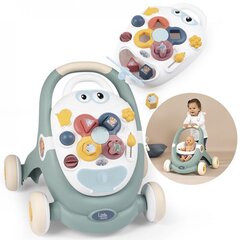 Interaktīvs bērnu ratiņi Little Walker, Smoby cena un informācija | Rotaļlietas zīdaiņiem | 220.lv