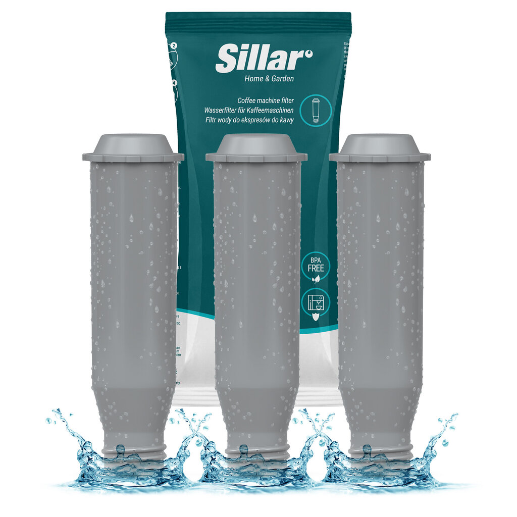 Sillar Coffee Machine Filter, 3gab. цена и информация | Ūdens filtri | 220.lv