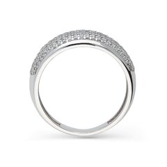 Серебряное кольцо с кубическим цирконием Silver Selection для женщин W60487211 1000000002390 цена и информация | Кольца | 220.lv