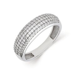 Серебряное кольцо с кубическим цирконием Silver Selection для женщин W60487211 1000000002390 цена и информация | Кольца | 220.lv