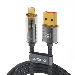 Toocki Charging Cable A-L, 1m, 12W (Grey) цена и информация | Кабели для телефонов | 220.lv