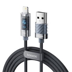 Toocki Charging Cable A-L, 1m, 12W (Grey) цена и информация | Кабели для телефонов | 220.lv