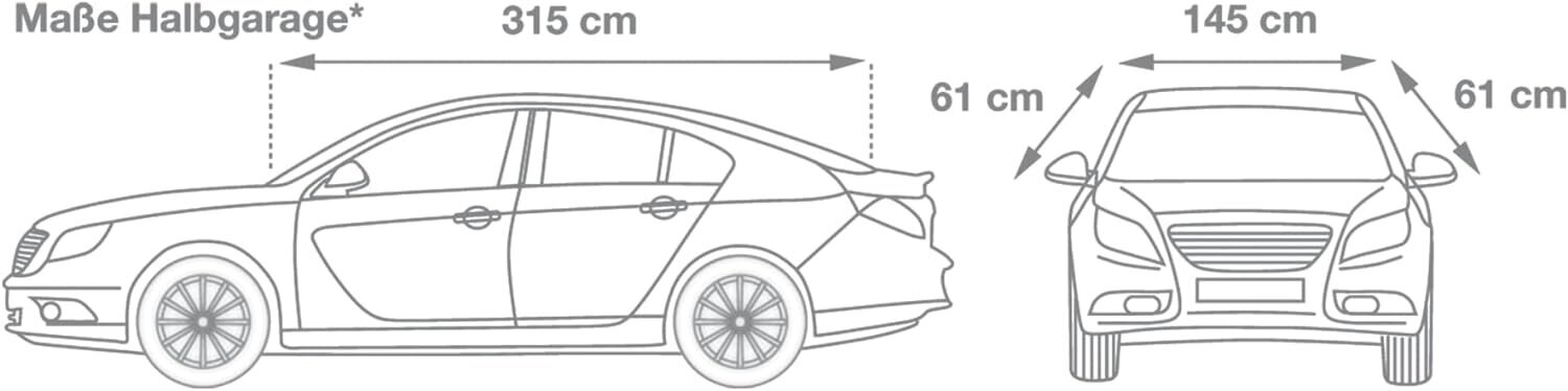 Pusauto pārvalks Cartrend, XL cena un informācija | Auto piederumi | 220.lv