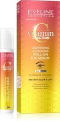 Serums ādai ap acīm Eveline C vitamin 3xAction, 15ml цена и информация | Сыворотки, кремы для век | 220.lv