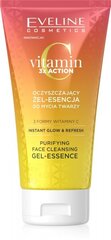 EVELINE C vitamin 3xAction attīroša želeja-esence sejas ādai 150ml цена и информация | Средства для очищения лица | 220.lv