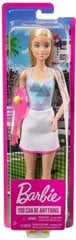 Mattel Barbie: jūs varat būt jebkas - profesionāls tenisa spēlētājs blondīne lelle (HBW98) cena un informācija | Rotaļlietas meitenēm | 220.lv
