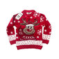 Ziemassvētku džemperis bērniem, sarkans цена и информация | Jakas, džemperi, žaketes, vestes meitenēm | 220.lv