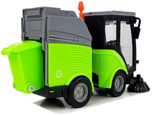 Atkritumu savācējs ar gaismas un skaņas efektiem Lean Toys, zaļš cena un informācija | Rotaļlietas zēniem | 220.lv