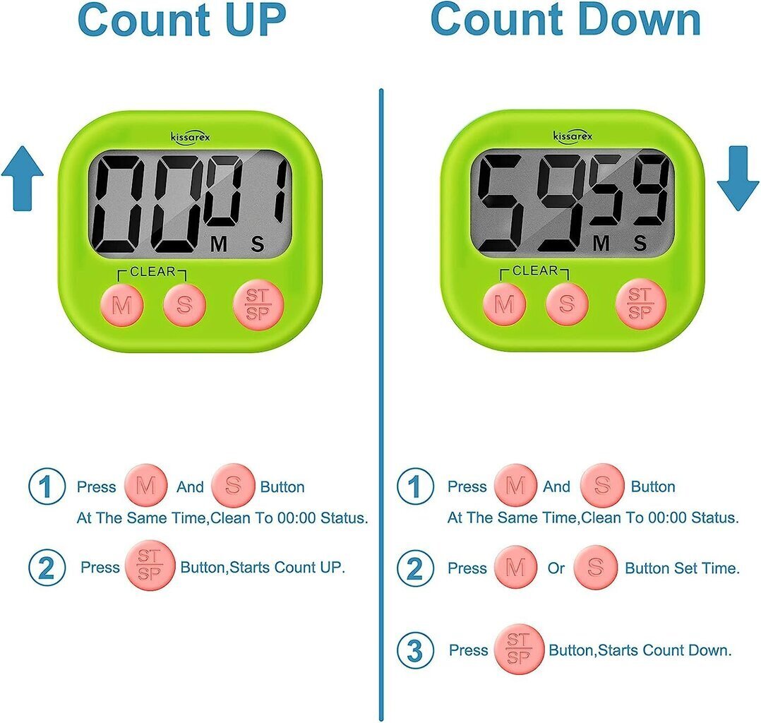 Digitālais virtuves taimeris cena un informācija | Virtuves piederumi | 220.lv