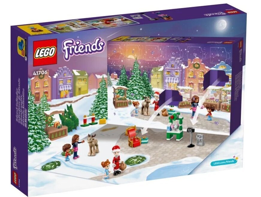 Adventes kalendārs Lego Friends, 24 dāvanas cena un informācija | Rotaļlietas meitenēm | 220.lv