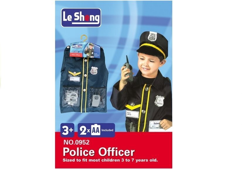 Bērnu policijas tērps ar aksesuāriem Le Sheng, zils cena un informācija | Rotaļlietas zēniem | 220.lv