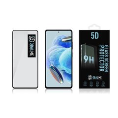 OBAL:ME 5D Glass Screen Protector for  Xiaomi Redmi Note 12 4G|5G Black цена и информация | Защитные пленки для телефонов | 220.lv