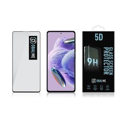 OBAL:ME 5D Glass Screen Protector for  Xiaomi Redmi Note 12 Pro+ 5G Black цена и информация | Защитные пленки для телефонов | 220.lv