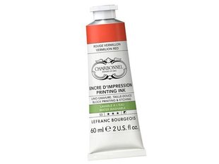 Drukas tinte LB Charbonnel Aqua Wash 393 vermilion red, 60ml, sarkana цена и информация | Принадлежности для рисования, лепки | 220.lv